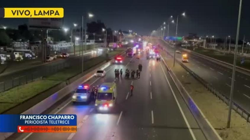 Accidente múltiple involucró decenas de motos en Ruta 5: al menos tres personas murieron