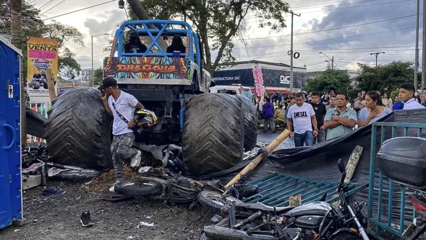"Mi corazón empezó a acelerar": Los escalofriantes relatos de la tragedia del "Monster Truck" en Colombia
