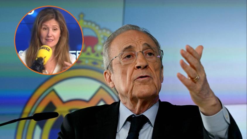 Periodista "ninguneada" por Florentino Pérez le responde en público: "Ahora soy yo la que duda si usted sabe"