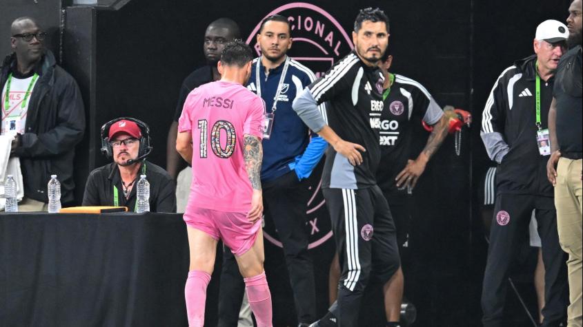 ¡Atención Argentina!: Messi abandona su último partido de la MLS antes del Mundial con molestias