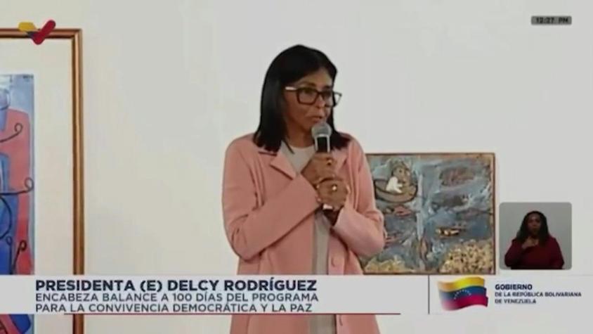 Presidenta interina de Venezuela viajará a La Haya por disputa sobre Esequibo