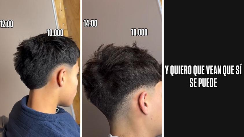 Adolescente de 15 años es viral tras mostrar su día trabajando como barbero en Los Lagos: esto es lo que gana Adolescente de 15 años es viral tras mostrar su día trabajando como barbero en Los Lagos: esto es lo que gana