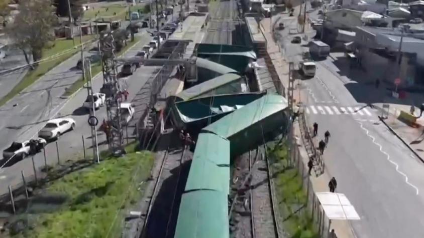 Revelan la causa del descarrilamiento de tren en Chiguayante