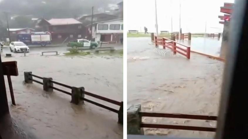 Los estragos que dejó la lluvia en el sur