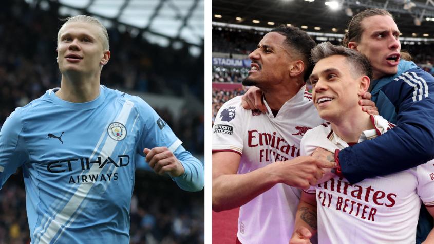 Dos fechas, seis puntos y un final dramático: Los partidos que le quedan al City y Arsenal para definir la Premier League