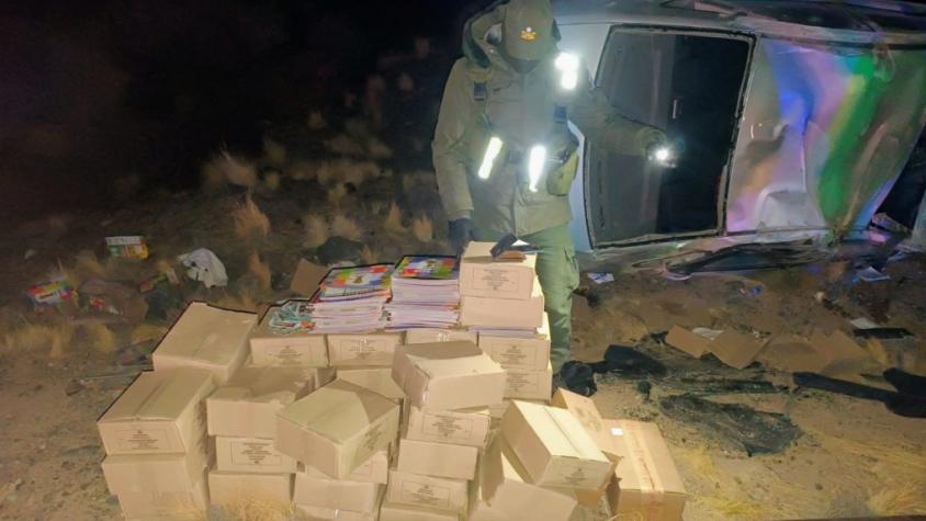 Detienen a sujeto que contrabandeaba álbumes y láminas del Mundial desde Chile hacia Argentina: chocó a policía