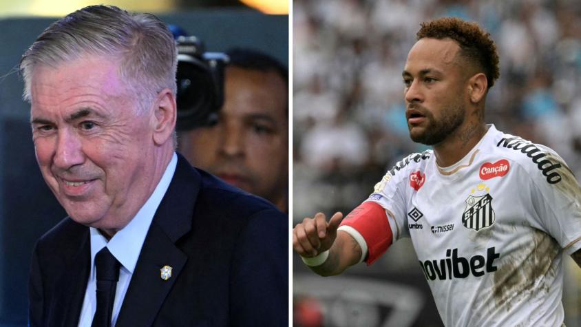 No ser capitán y bajar exposición: Las llamativas condiciones que Ancelotti le habría puesto a Neymar para llevarlo al Mundial