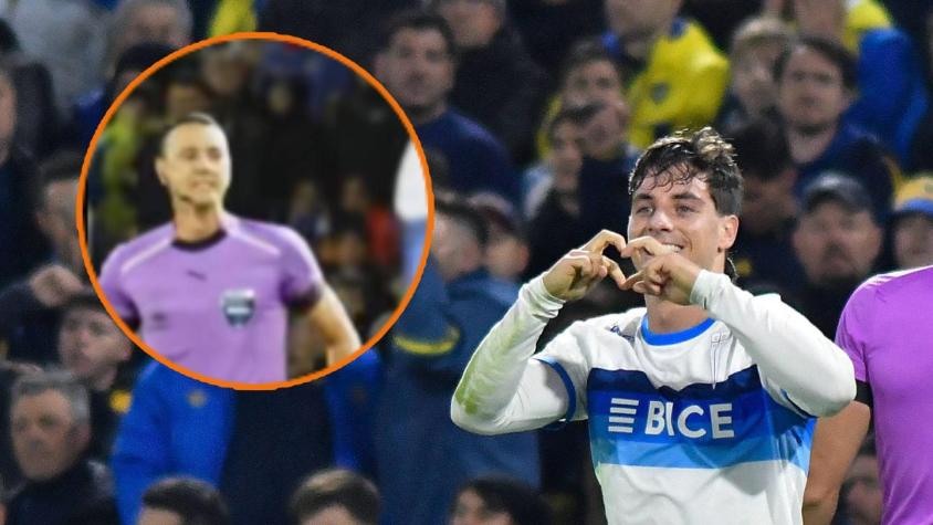 VIDEO | "Su expresión lo dice todo": La reacción del árbitro por golazo de Montes a Boca que se hizo viral en redes sociales