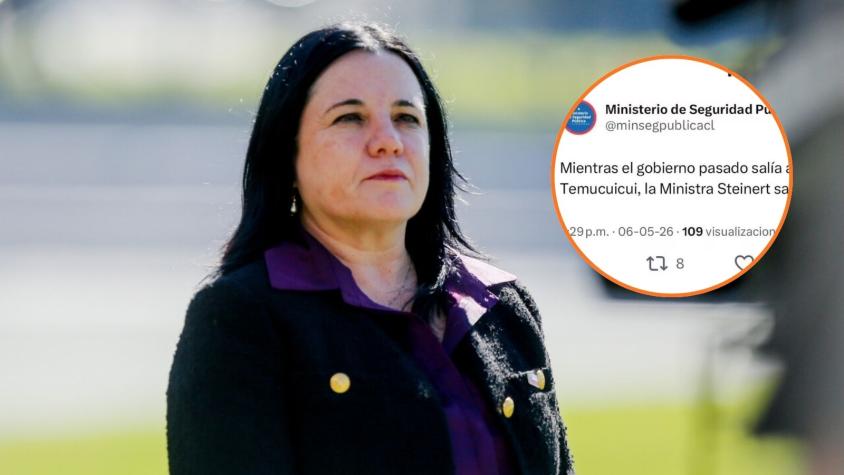 “El Gobierno pasado salía a balazos”: Bancada PS llevará a Contraloría tuit borrado del Ministerio de Seguridad sobre Temucuicui