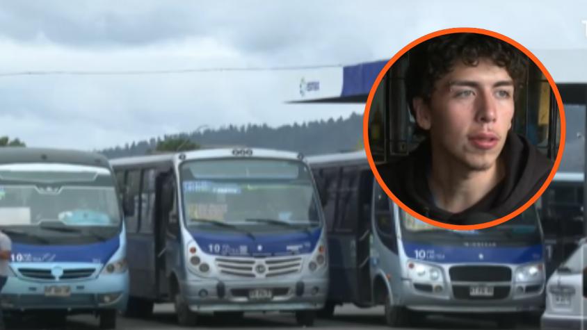 El motivo que provocó la furia del conductor de micro que apuñaló a estudiante en Concepción: está prófugo