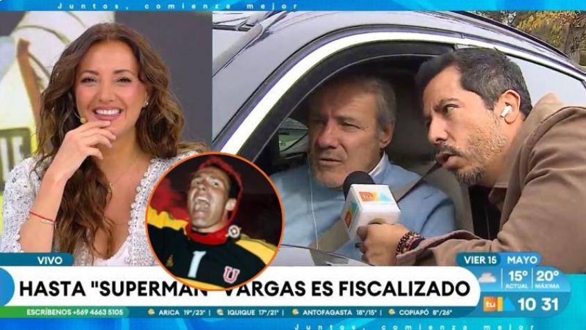 Ni “Superman” Vargas se salvó de fiscalización vehicular: aprovechó de elegir al mejor arquero de Chile en medio del procedimiento Ni “Superman” Vargas se salvó de fiscalización vehicular: aprovechó de elegir al mejor arquero de Chile en medio del procedimiento