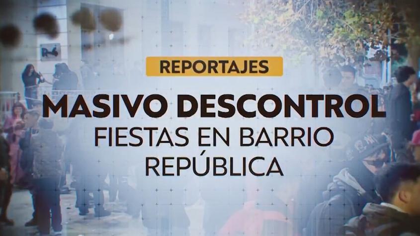 Reportajes T13: Sexo en plena calle y consumo de alcohol y drogas en Barrio República