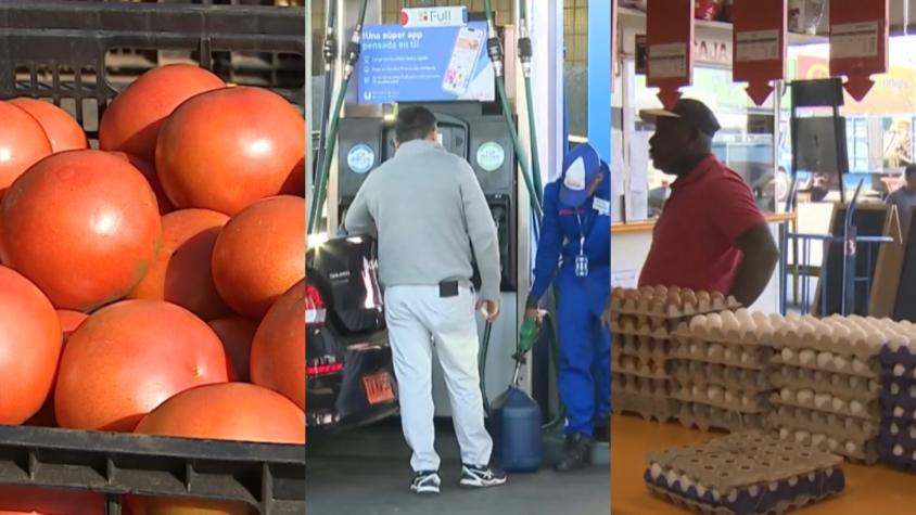 Alzas en la primera semana de mayo: Así subirán las bencinas, tomates y huevos en Chile
