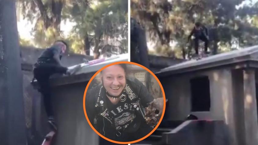 Profanador de tumbas de Recoleta que se hizo viral cumplirá su condena en libertad