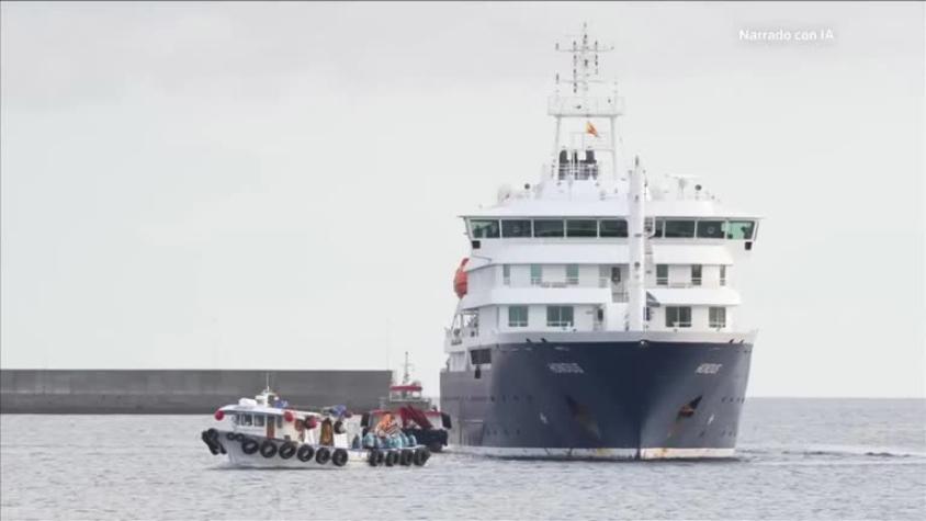 Un pasajero estadounidense y una francesa del crucero afectado por hantavirus dan positivo