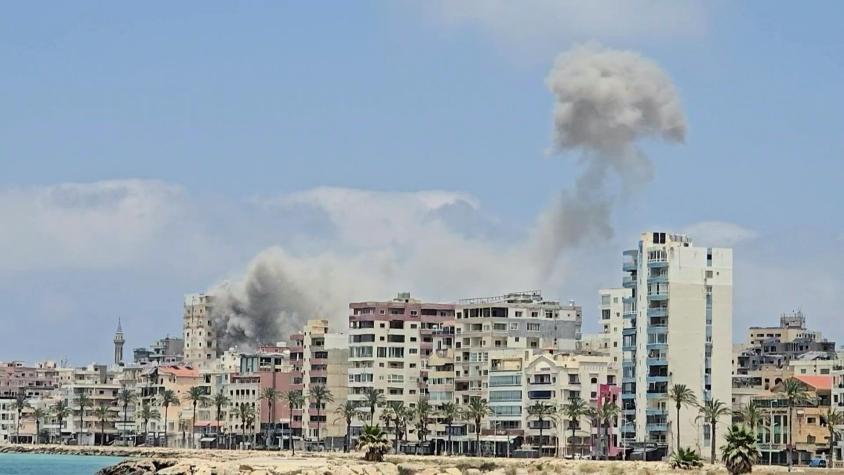 Israel bombardea ciudad libanesa de Tiro y pide evacuación total de la ciudad