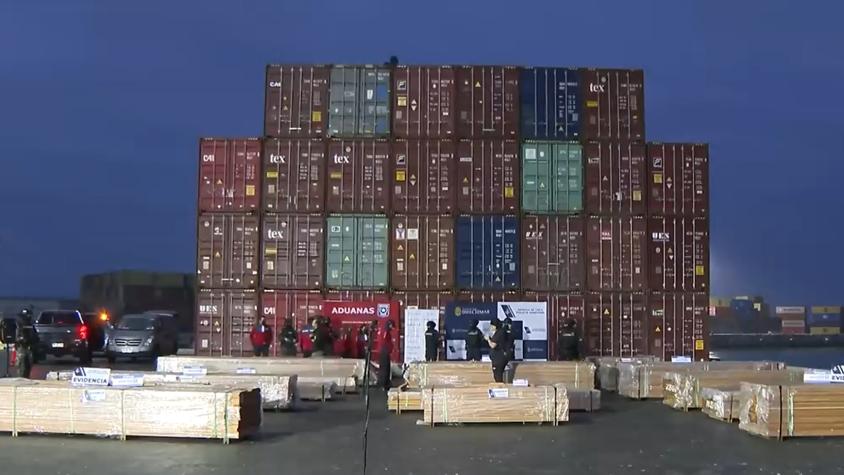 Avaluada en US$8 mil millones: Realizan histórica incautación de más de cien mil kilos de droga