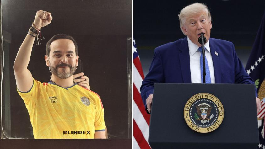 “¡Ganó, grande!”: El festejo de Trump por la victoria de De la Espriella contra Cepeda en Colombia