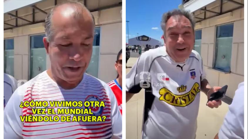 Diálogo entre periodista argentino e hincha chileno en el Mundial se hace viral: "Tenemos una Copa que dura 100 años"