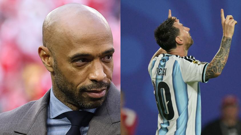 "Hay contacto, pero...": Thierry Henry enciende debate por "planchazo" de Messi ante Argelia