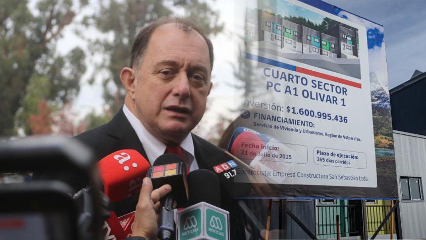 Presentan querella contra ministro Poduje por demolición de viviendas en El Olivar: "Utilizó el aparato estatal para cometer delitos"