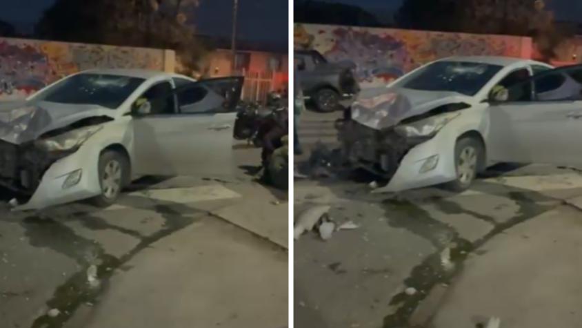 Carabinero resultó herido tras colisión con vehículo particular en Cerrillos: se encontraría grave