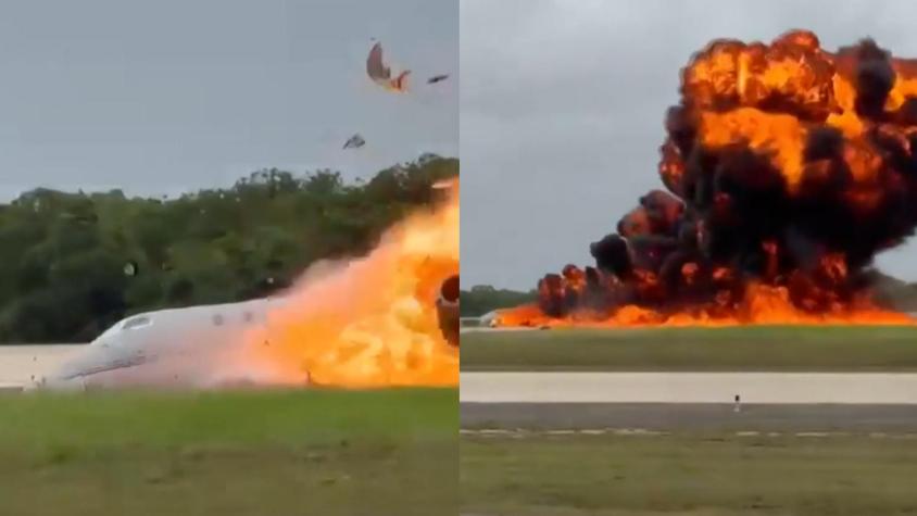 Dos estadounidenses mueren tras accidente aéreo de jet ejecu