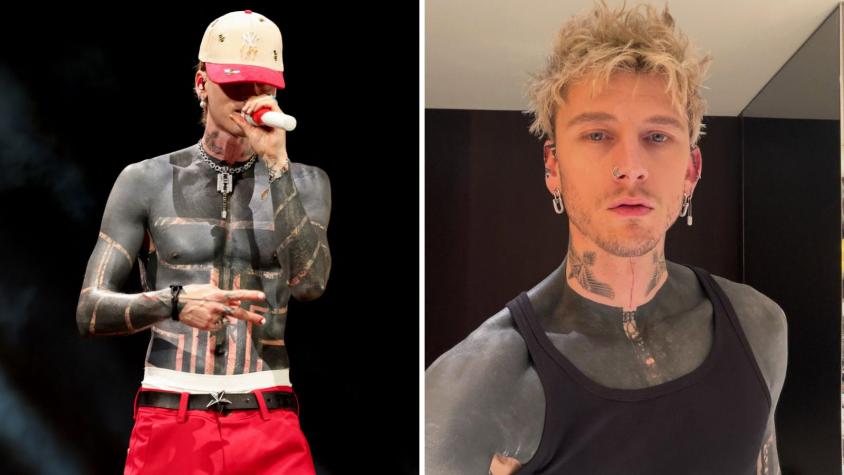 “Mi piel se puso amarilla”: Machine Gun Kelly reveló las complicaciones de salud que atravesó por sus tatuajes