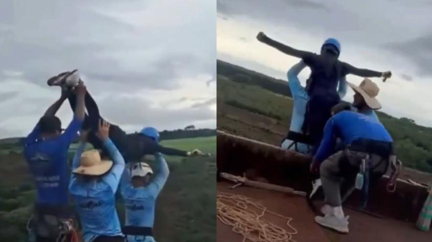 Joven muere haciendo salto con cuerda en Brasil: Instructores olvidaron atarla 