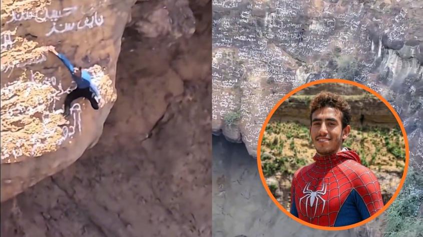 Muere el 'Spiderman de Yemen' tras caer al cráter volcánico que lo hizo viral
