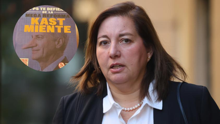 Paulina Vodanovic admite “error” por afiche contra President