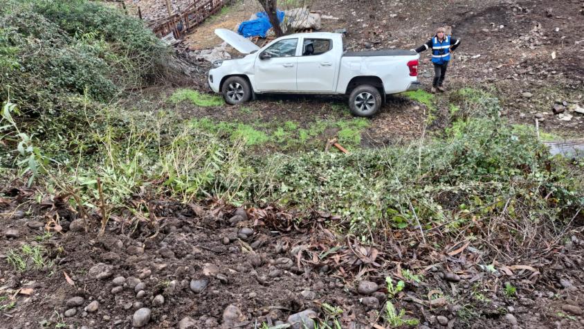 Alcaldesa de El Monte sufre accidente de tránsito: camioneta se volcó durante monitoreo por sistema frontal