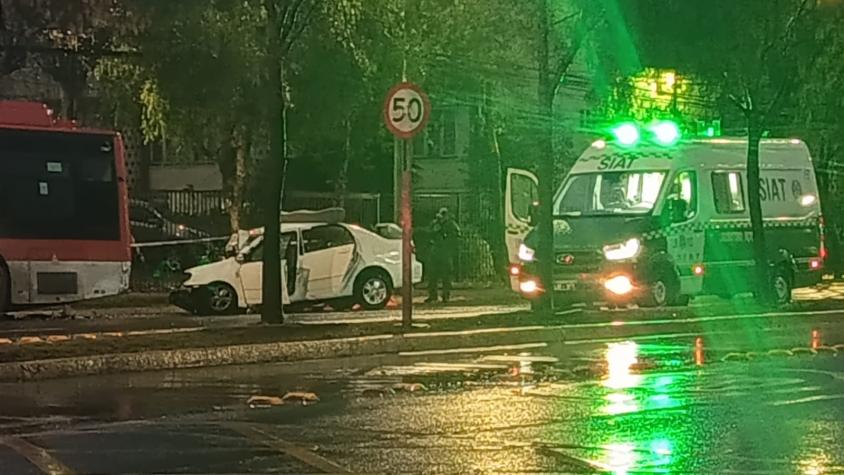 Carabinero muere en accidente de tránsito en Ñuñoa 