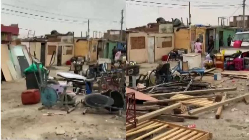 Comenzó primera etapa del desalojo en la toma de Cerro Chuño en Arica