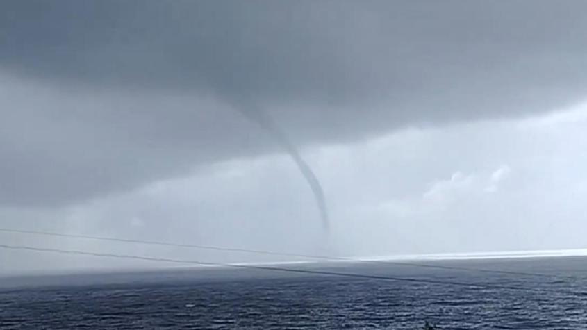 Armada emite aviso meteorológico por posibles trombas marinas en la región del Maule