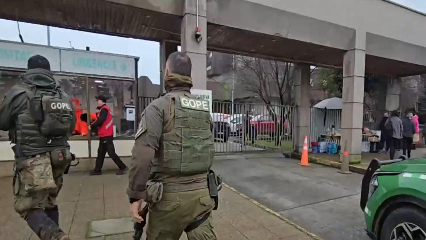 Informan estado de salud de uno de los funcionarios de Carabineros baleados en Valdivia Informan estado de salud de uno de los funcionarios de Carabineros baleados en Valdivia