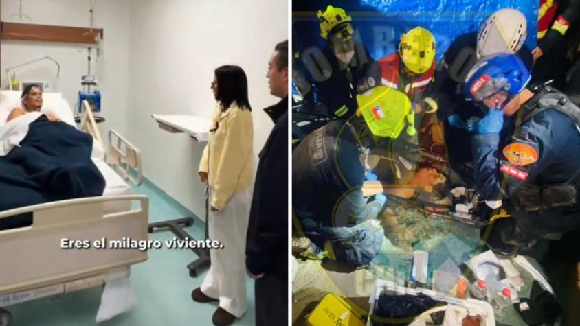 Venezolano rescatado por Bomberos chilenos en doble terremoto recuerda cómo sobrevivió: “Me atacó el desespero” Venezolano rescatado por Bomberos chilenos en doble terremoto recuerda cómo sobrevivió: “Me atacó el desespero”