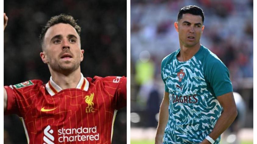 VIDEO | Con Ronaldo visiblemente emocionado: El homenaje de Portugal a Diogo Jota en el Mundial a un año de su muerte