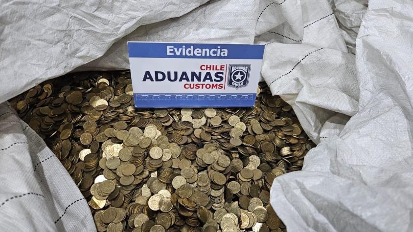 Intentaron exportar más de un millón de monedas de $10 ocultas como chatarra rumbo a China