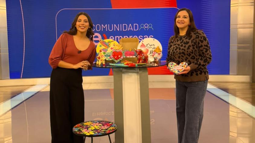 Cadena de Emprendedores Crea con amor Mita: Piezas decorativas pintadas a mano