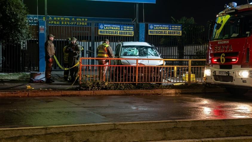 Conductor fallece tras perder el control de su vehículo luego de una colisión en San Bernardo