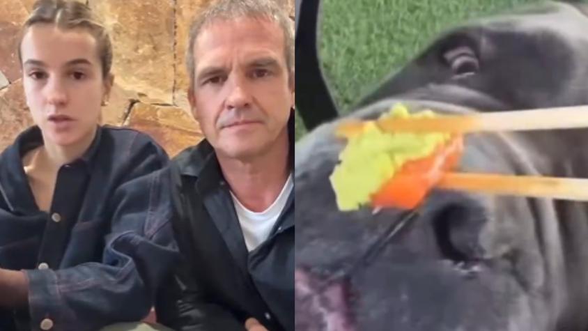 Josefa Sáez reaparece junto a su padre tras polémica por darle wasabi a su perro: "no puede estar en mejores manos"
