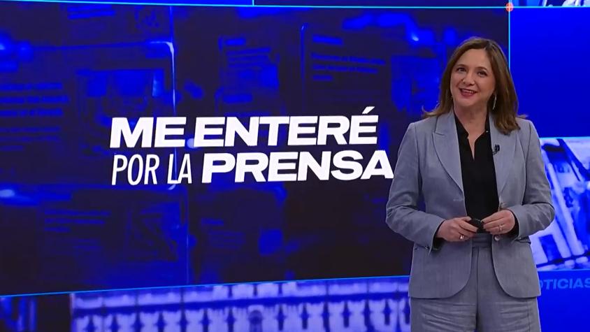 Revisa AQUÍ otro capítulo de "Me enteré por la prensa" con Mónica Pérez