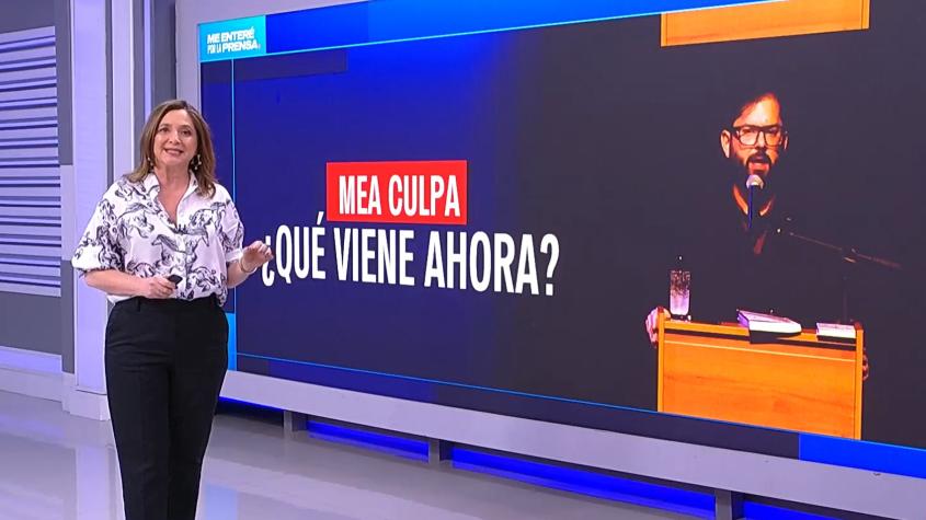 La editorial de Mónica Pérez en 'Me enteré por la prensa': El mea culpa del expresidente Boric ¿Qué viene ahora? 