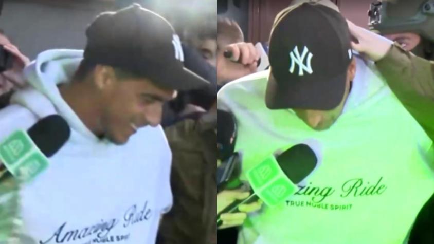 La frase que lanzó Camilo Huerta cuando fue detenido en Aeropuerto de Santiago