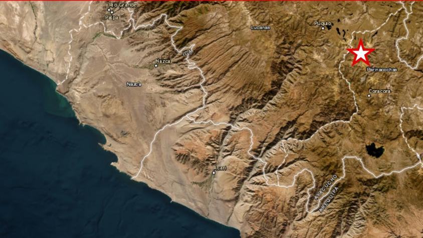 Terremoto se registra este jueves en Perú: USGS informa que tuvo una magnitud 6,7