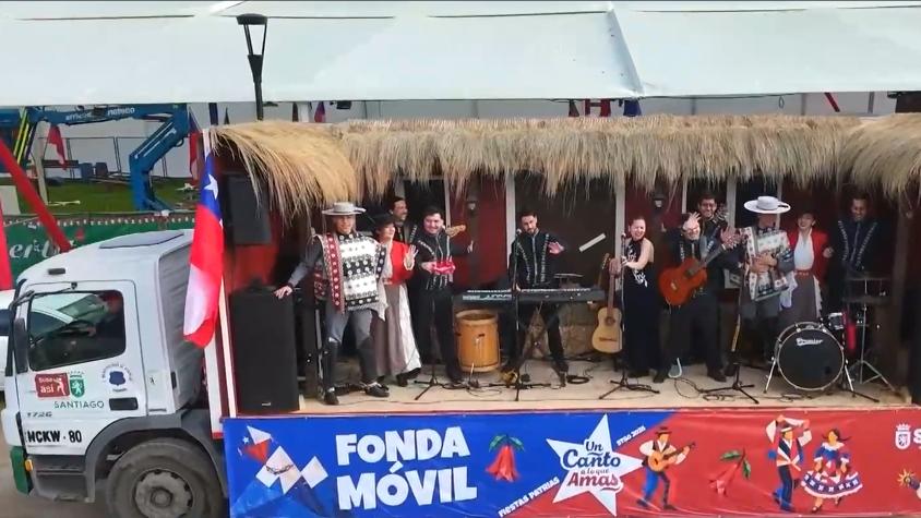 Del 7 al 14 de septiembre: Fonda Móvil llevará el '18' a los barrios de Santiago