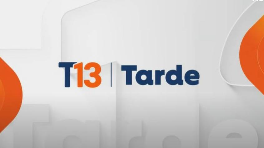 Revisa la edición de T13 Tarde de este 4 de septiembre