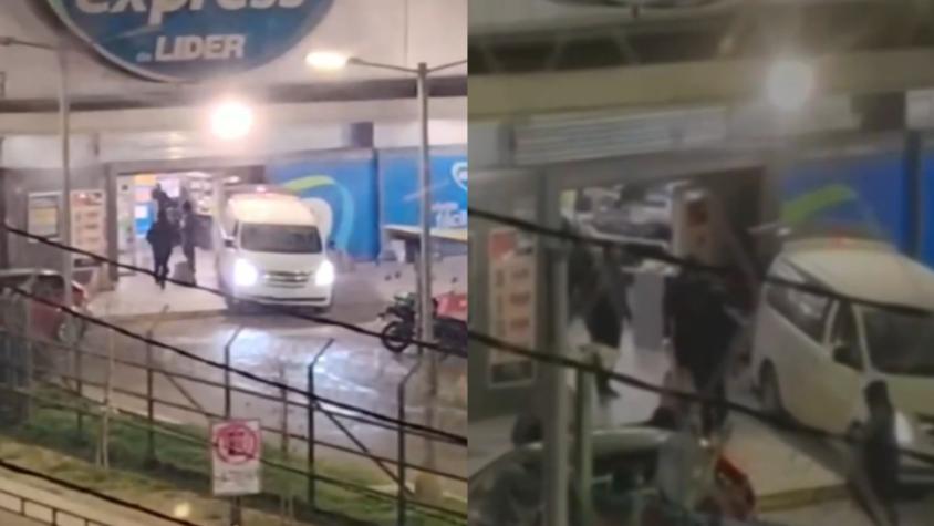 “Se llevaron cuatro carros llenos de carne”: testigo relata asalto en supermercado de Maipú