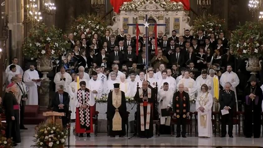 VIDEO | Te Deum Ecuménico: El minuto de silencio por las 16 víctimas de fatal incendio en Pitrufquén